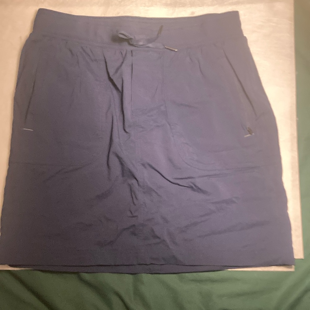Blue Casual Skort